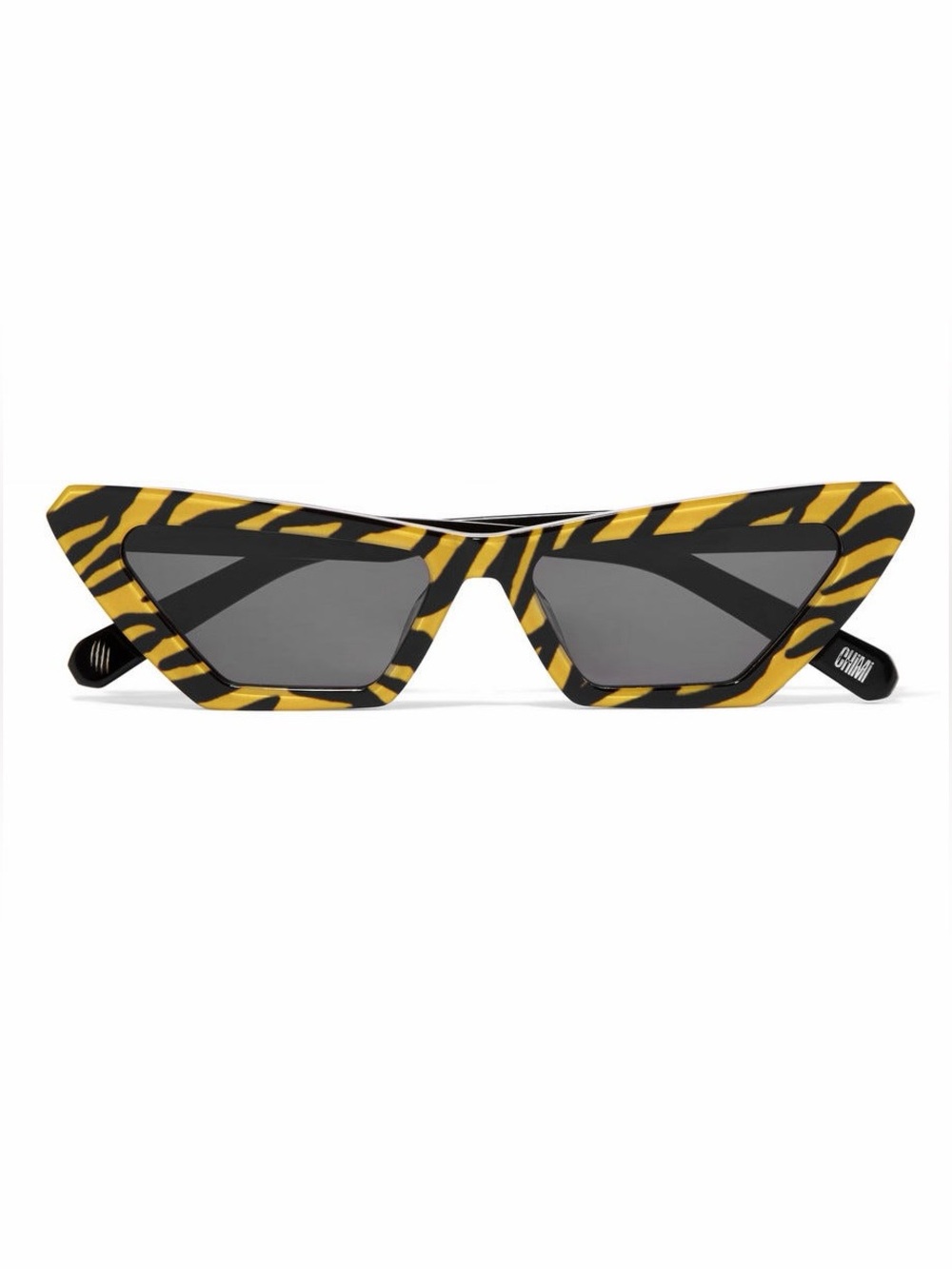 - CHIMI x SUNDAE SCHOOL Tiger Striped Yellow and Black Sunglasses